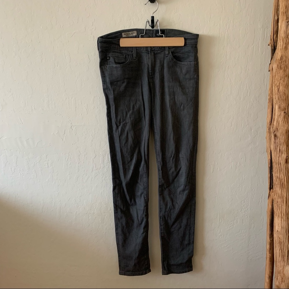 AG Jeans Stevie Ankle Straight Leg 26R smoke
